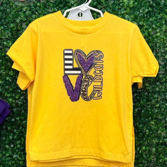 Love Wildcats Toddler Tee