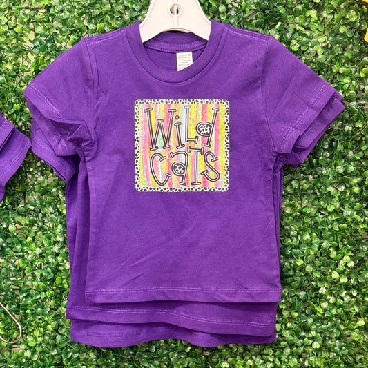 Brushstoke Wildcats Toddler Tee