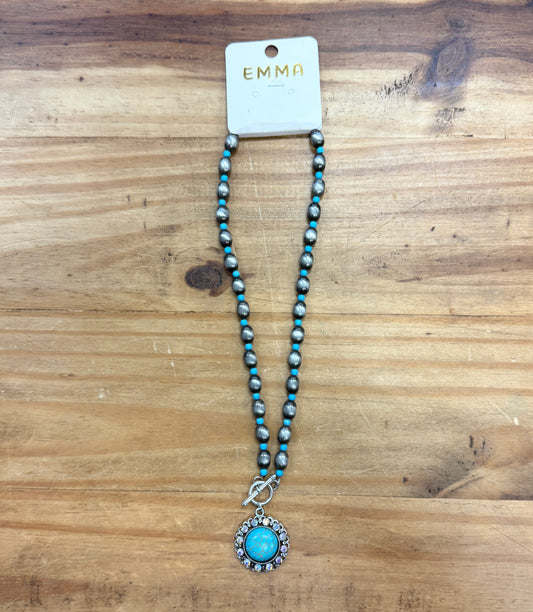 Turquoise & Silver Necklace
