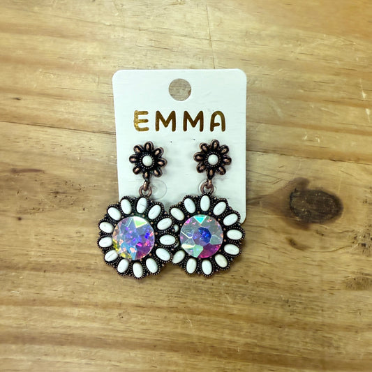 Squash Blossom Floral Earrings