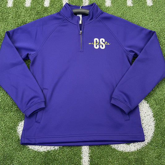 1/4 Zip Purple Jacket