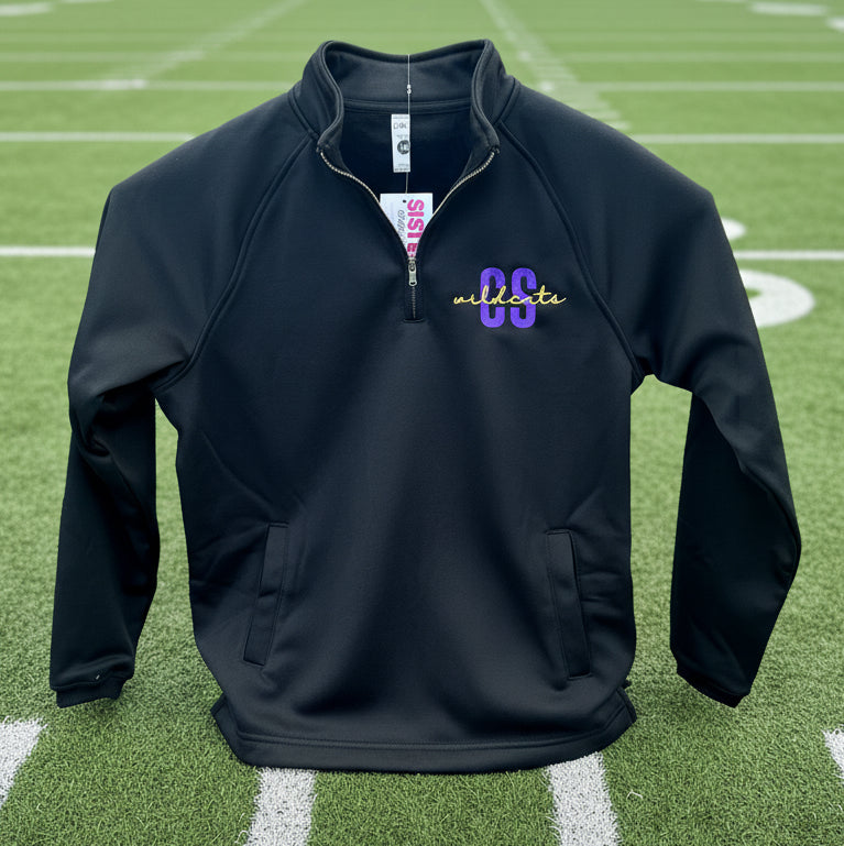 1/4 Zip Black Jacket