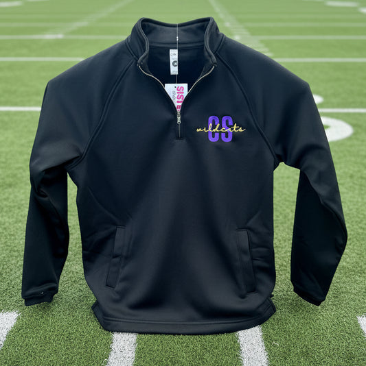 1/4 Zip Black Jacket