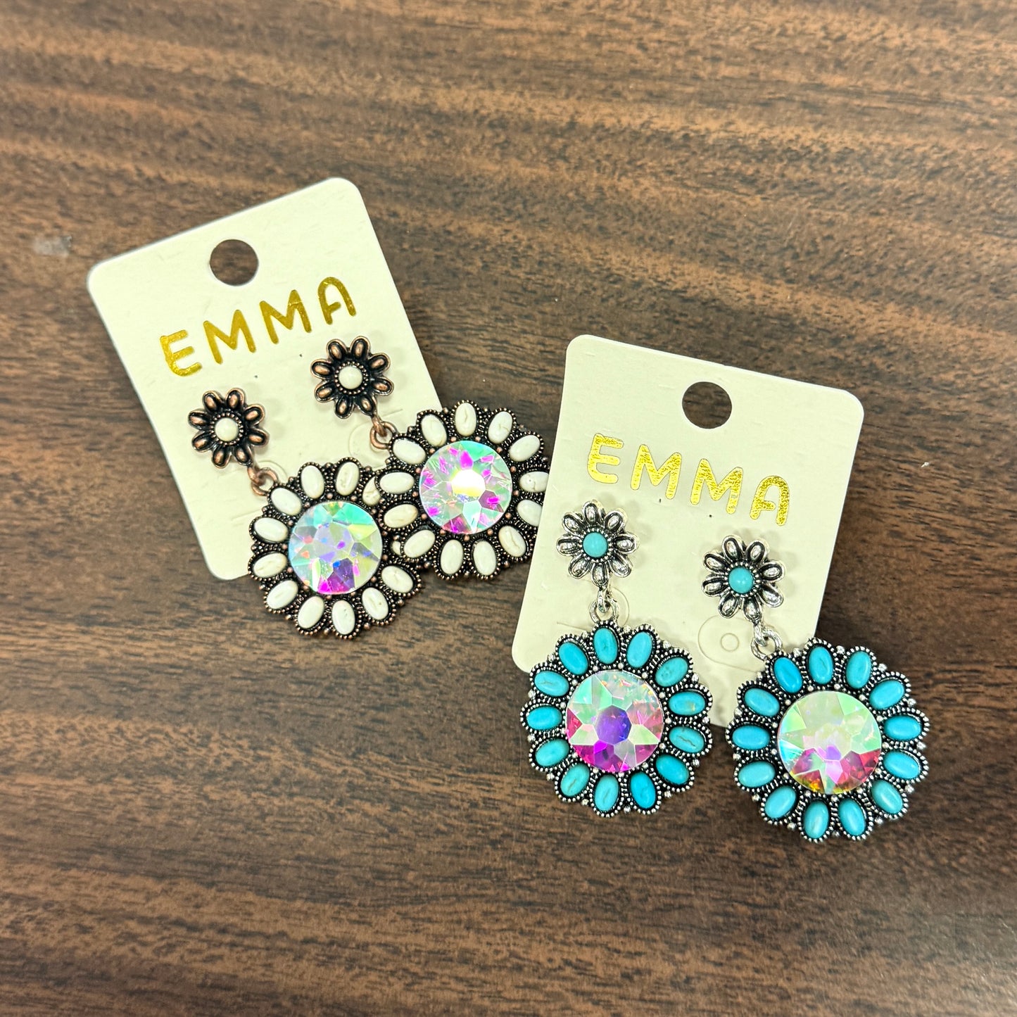 Squash Blossom Floral Earrings