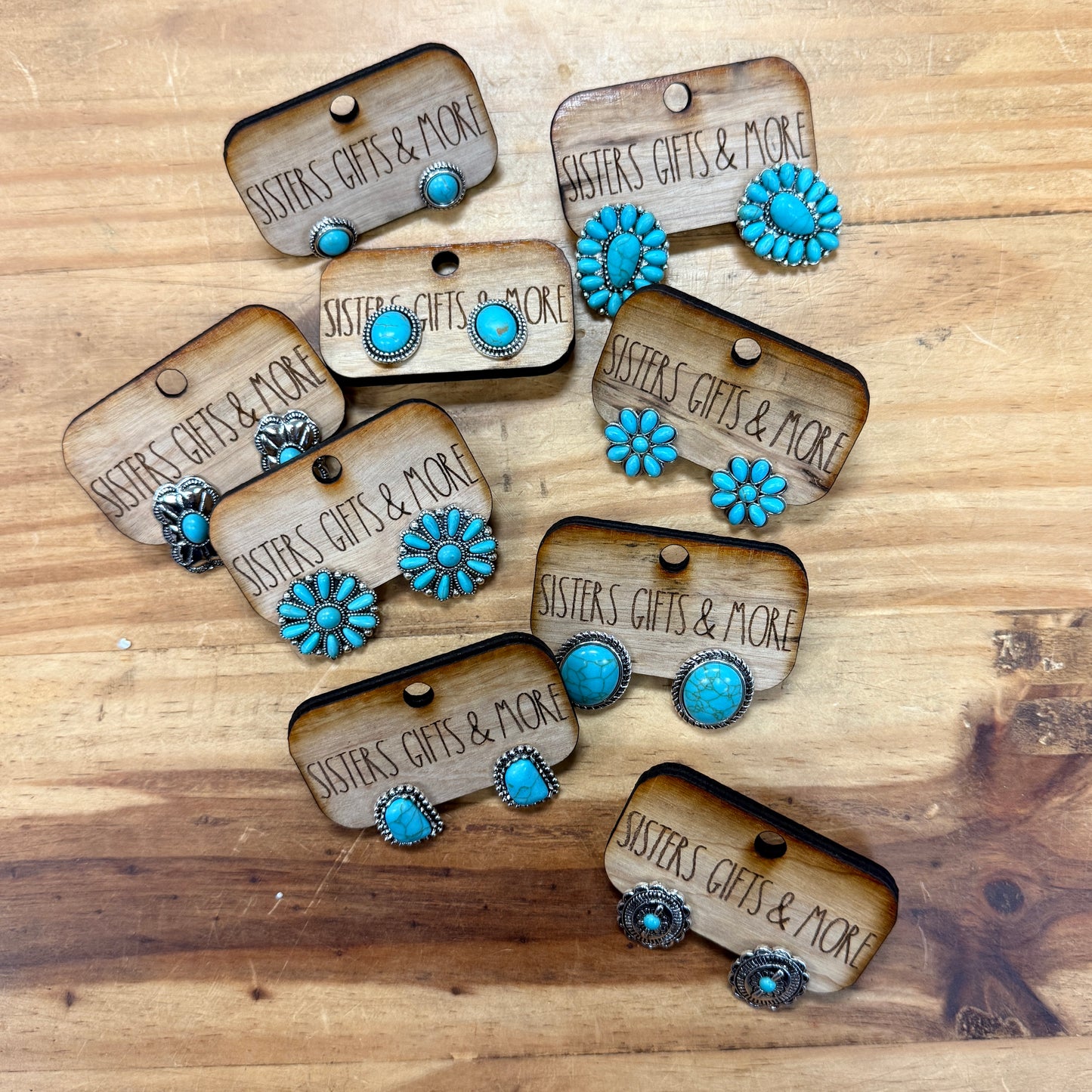Turquoise Post Earrings
