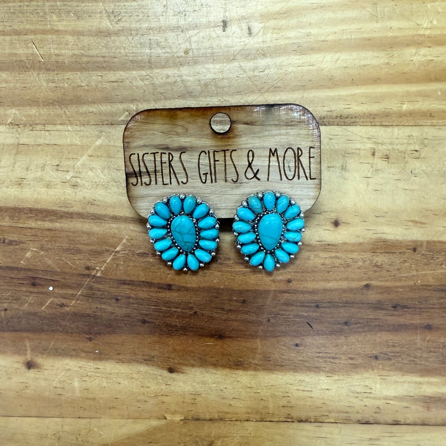 Turquoise Post Earrings