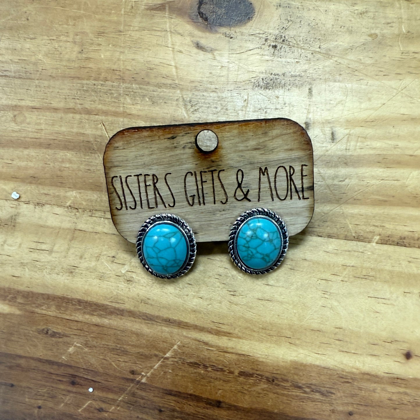 Turquoise Post Earrings