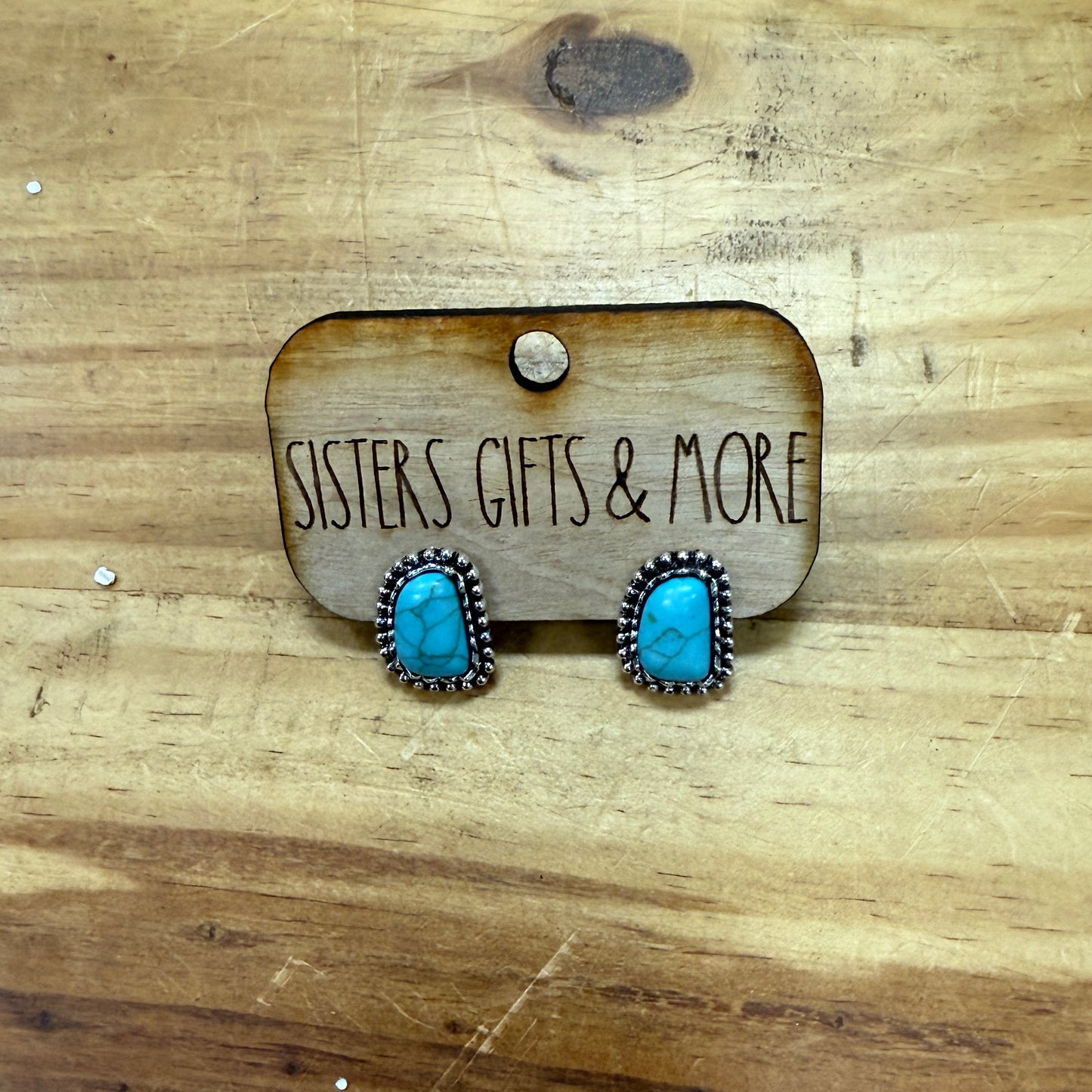 Turquoise Post Earrings