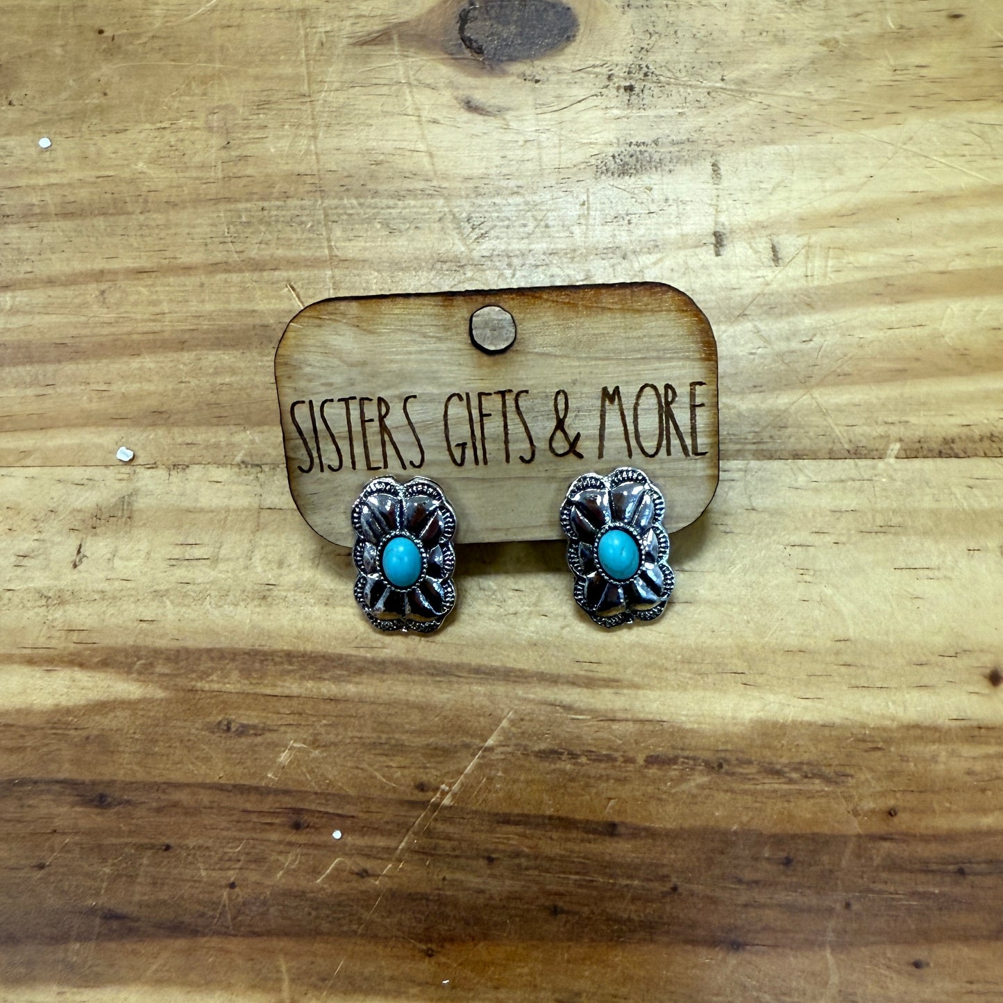 Turquoise Post Earrings