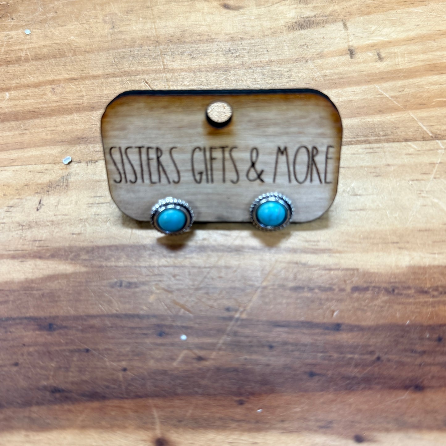Turquoise Post Earrings
