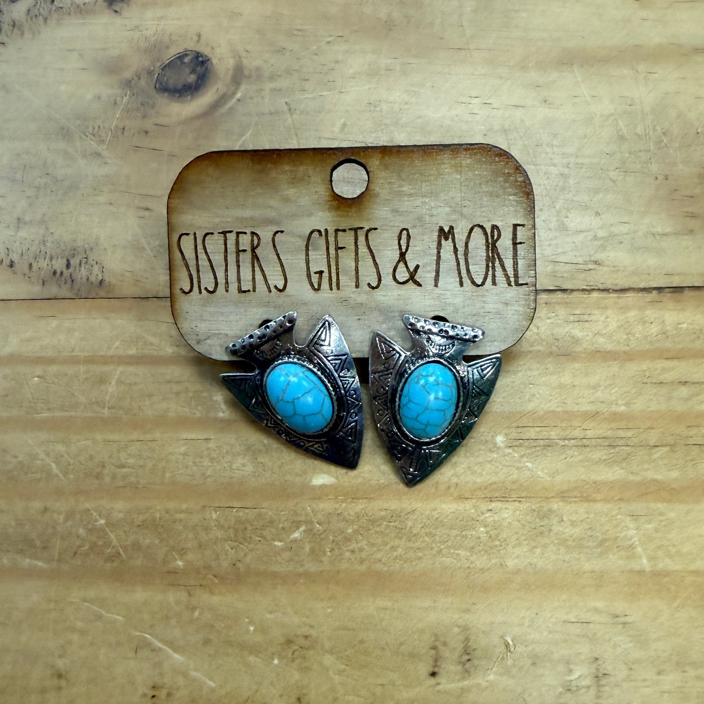 Turquoise Post Earrings
