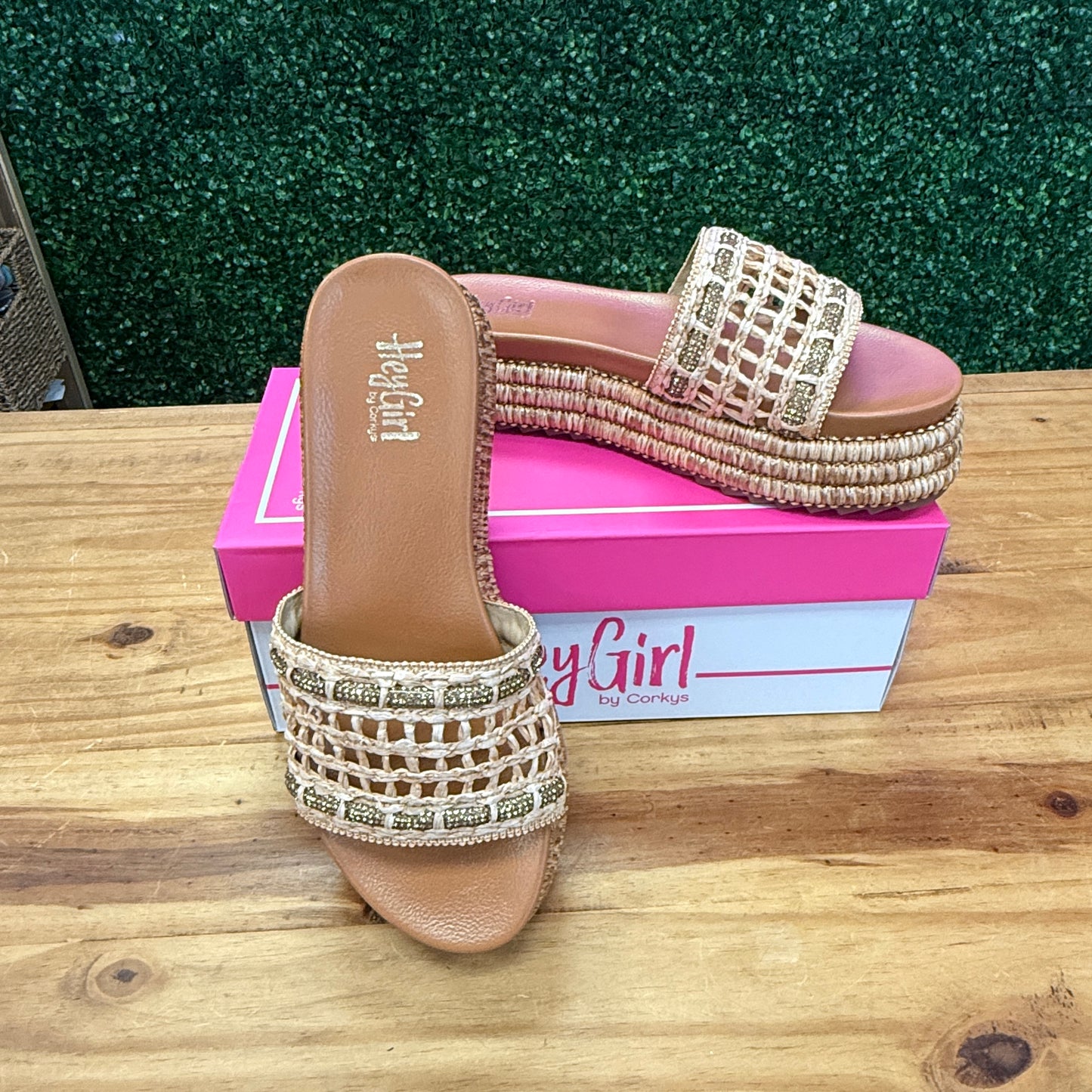 Corkys Raffia Sandals