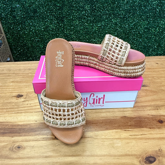 Corkys Raffia Sandals