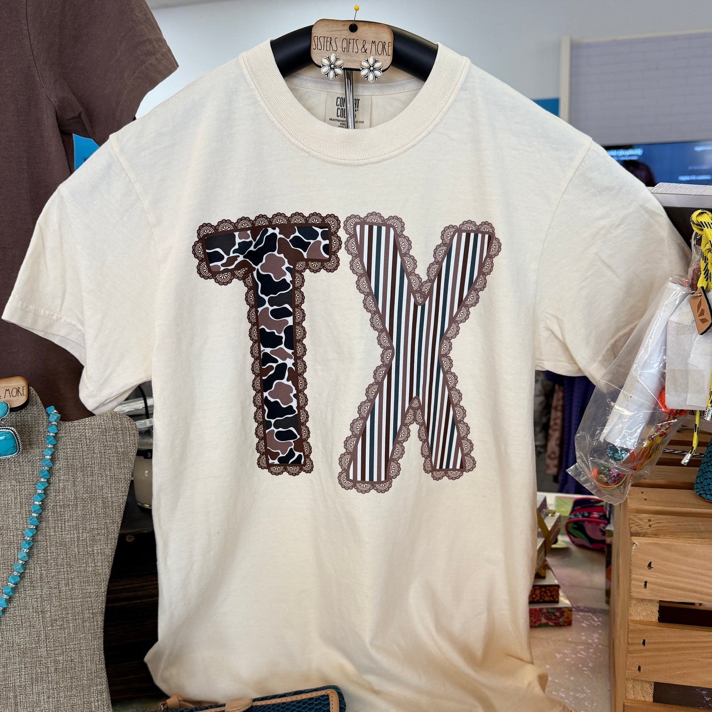 Texas Lace Outline Tee