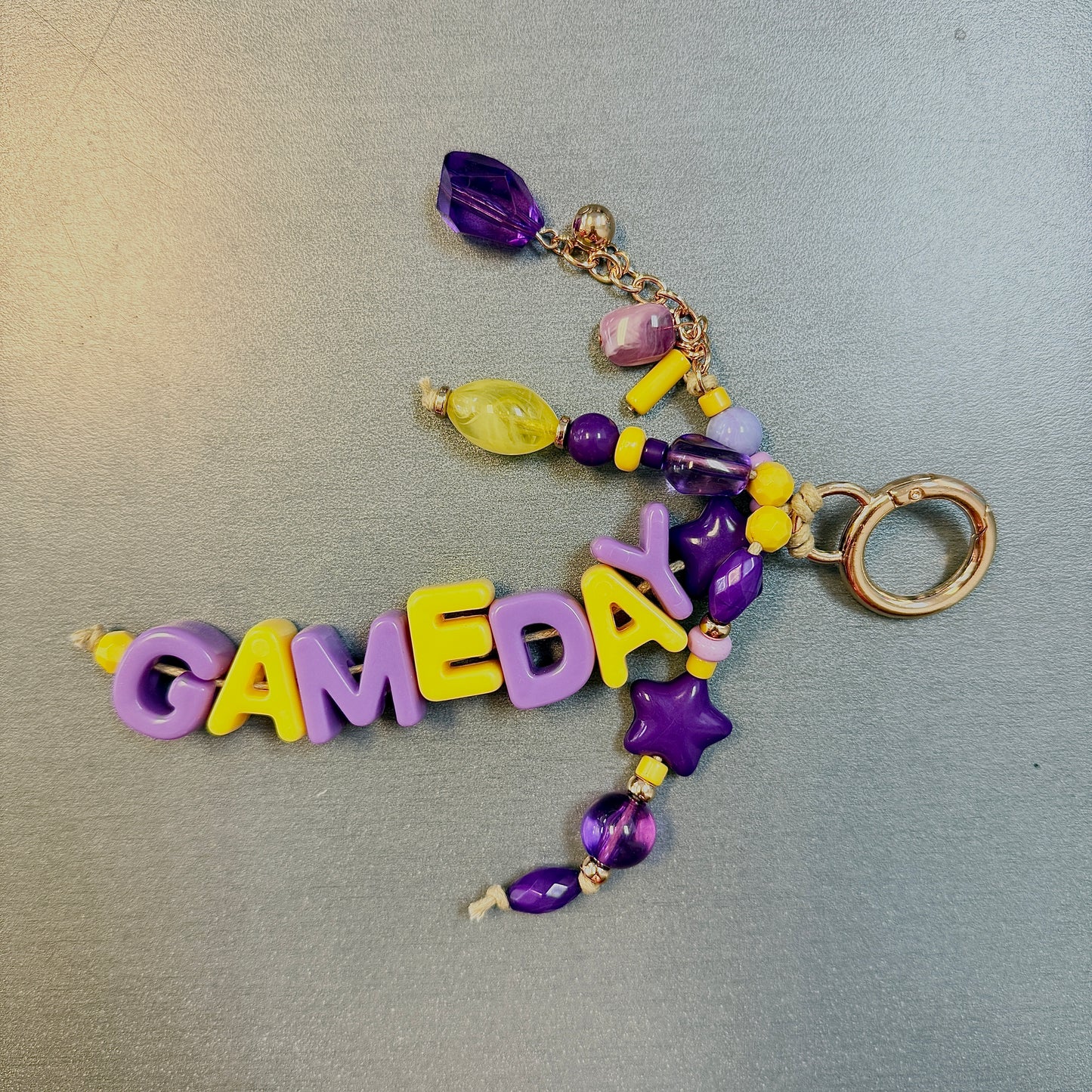 Game Day w/Charms Keychain