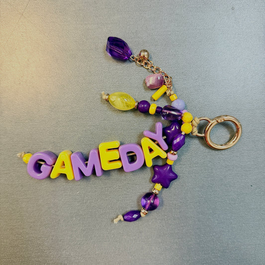 Game Day w/Charms Keychain
