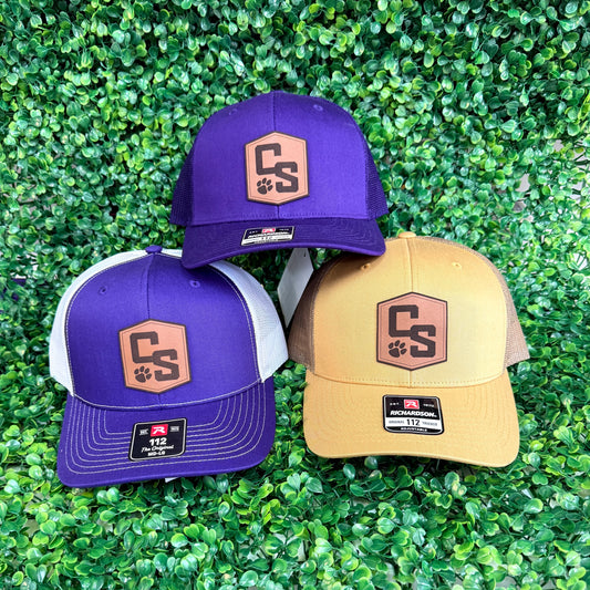Trucker Caps w/CS Leather Patch