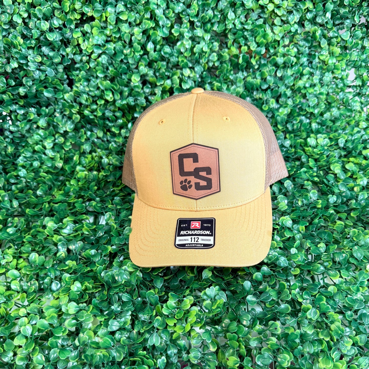 Trucker Caps w/CS Leather Patch