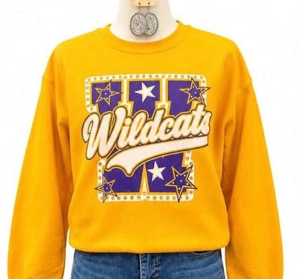 Big Dubya on Gold Sweatshirt
