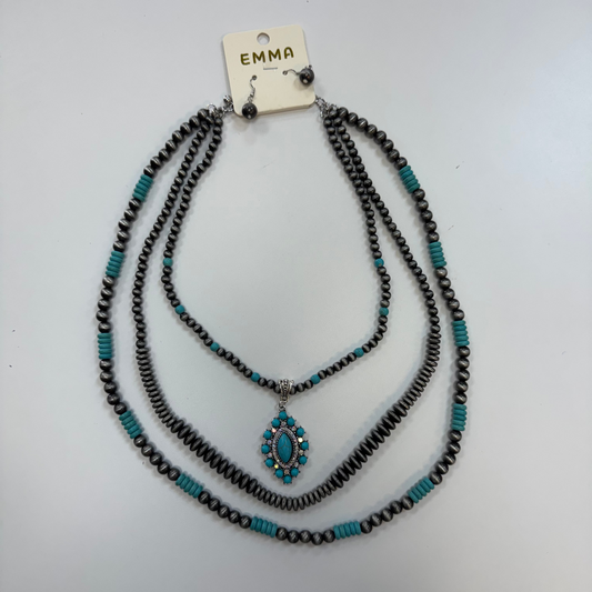 Turquoise Necklace Set