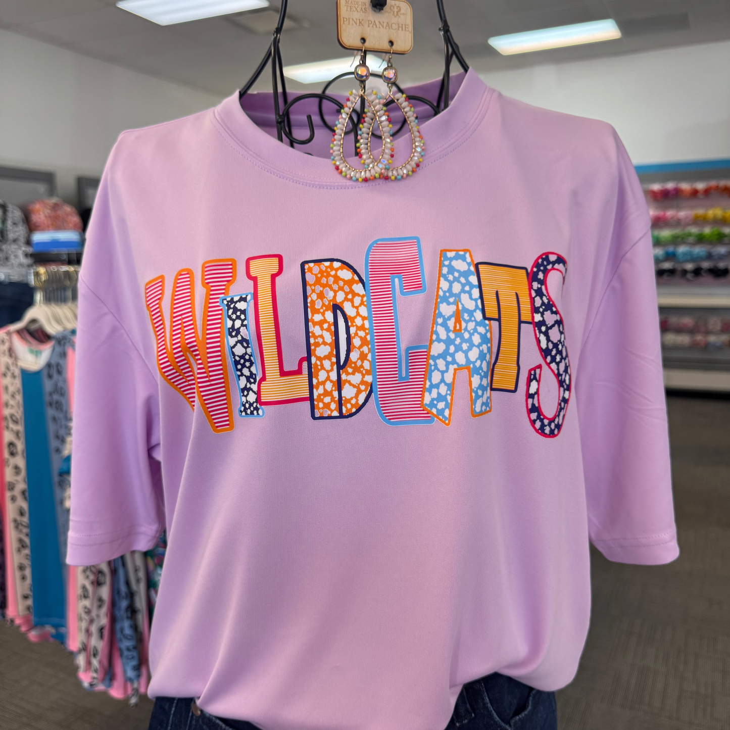 Wildcats Clouds/Stripes Tee