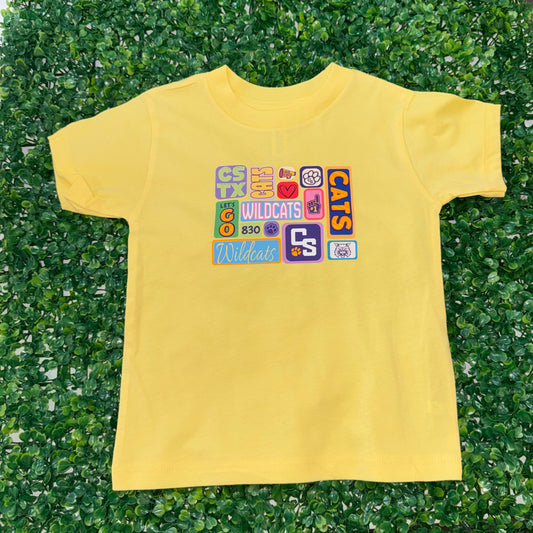 CS Squares on Toddler Tee