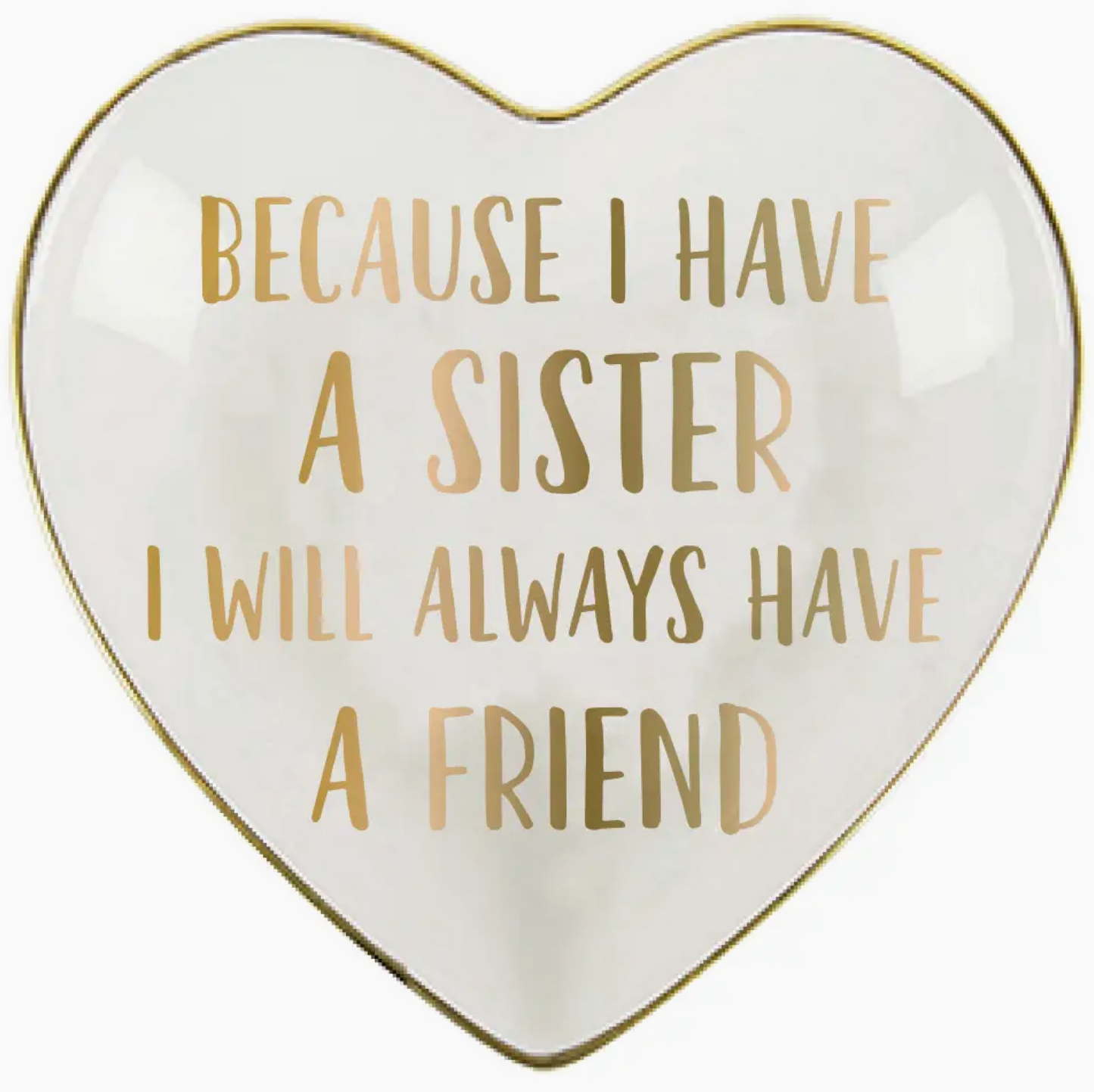 Sister Friend Ceramic Trinket Tray