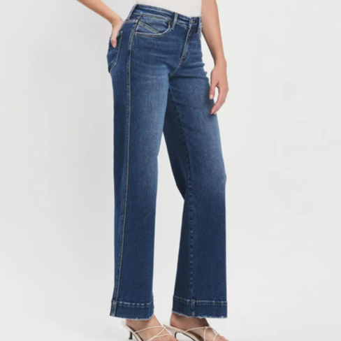 FM Mid Rise Wide Leg Jeans