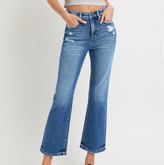 Risen HR Crop Bootcut Jeans