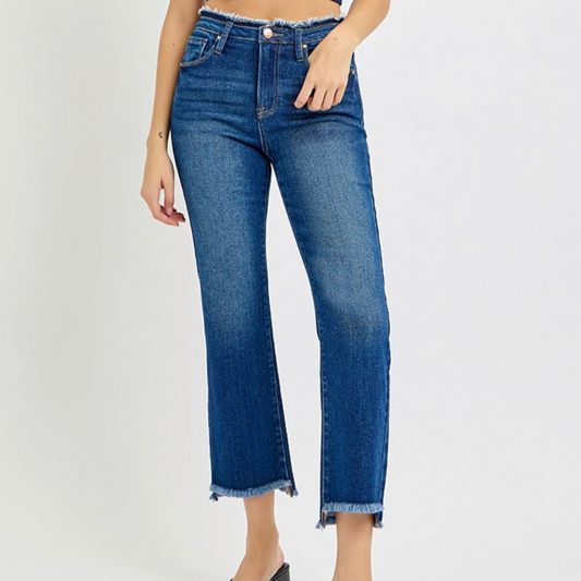 Risen HR Crop Flare Jeans