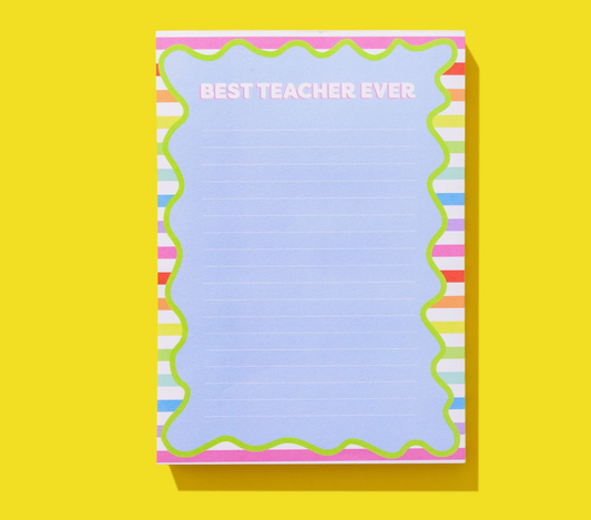 Best Teacher Ever Notepad