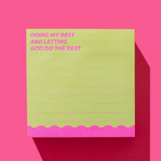 Doing My Best Sticky Pad