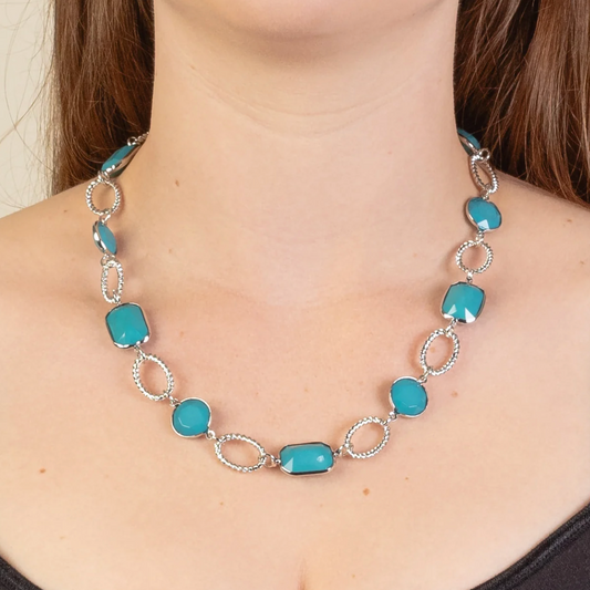 Silver & Turquoise Necklace