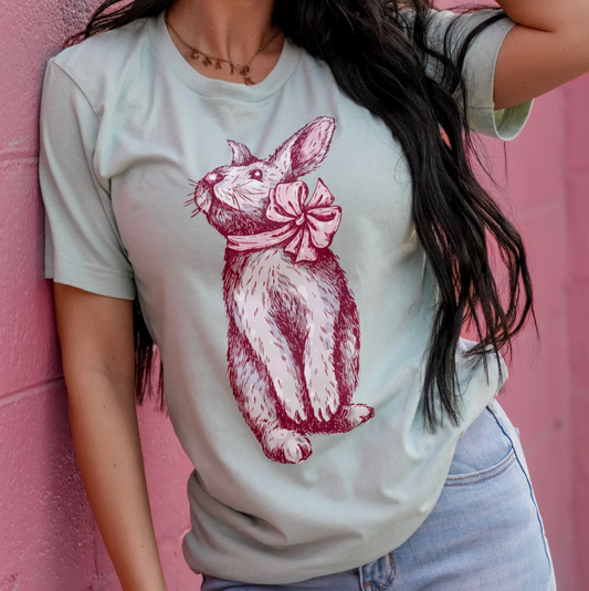 Bunny & Bow Tee