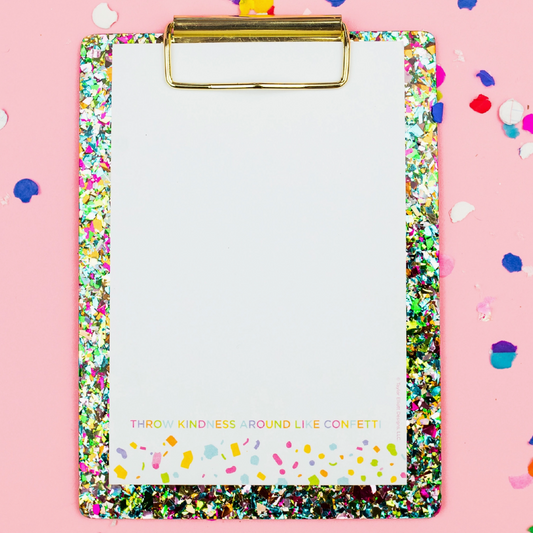 Confetti Notepad & Clipboard