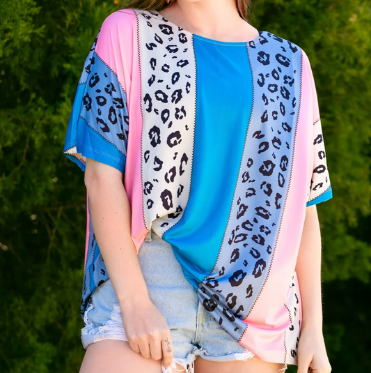 Leopard Block Top