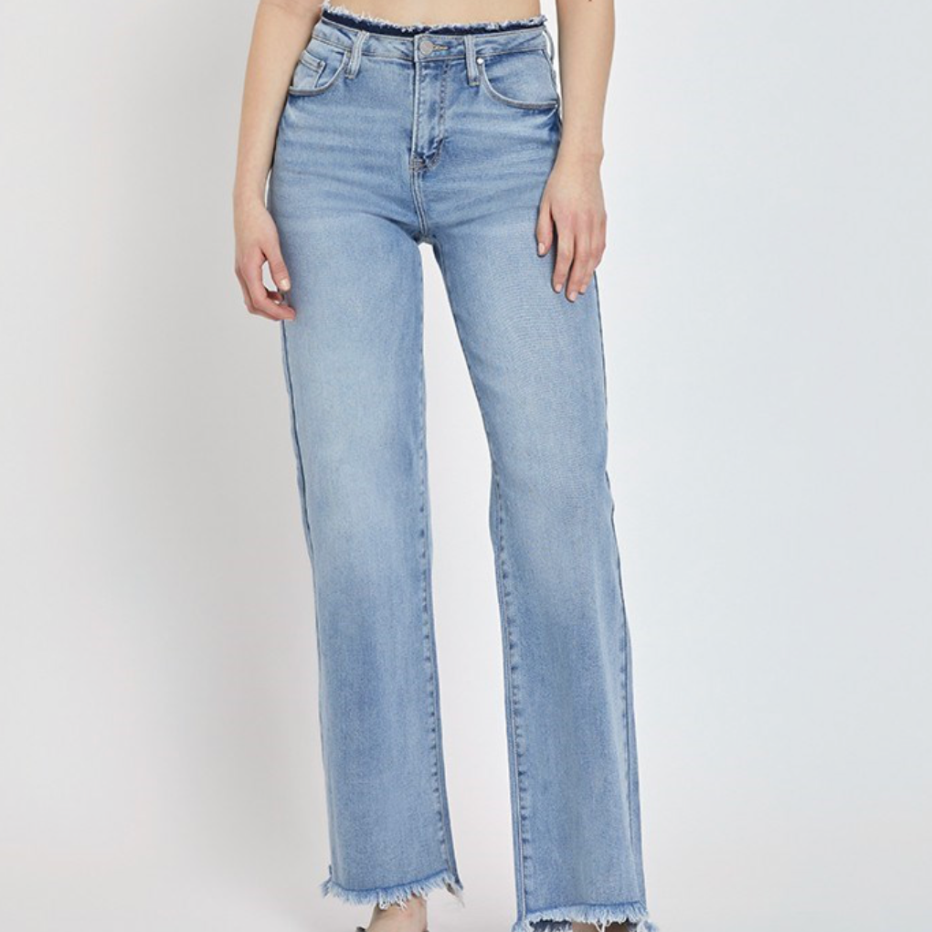 Risen HR Frayed Hem Jeans