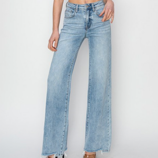 Risen HR Step Hem Jeans