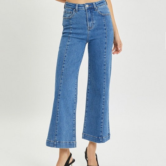 Risen HR Wide Double Seam Plus Jeans