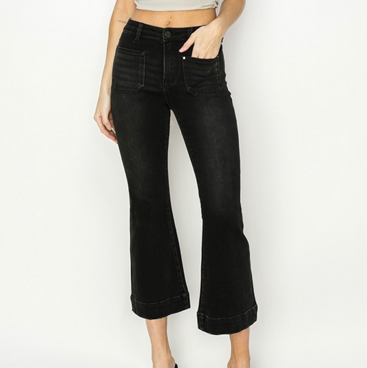 HR Patch Pocket Black Risen Jeans