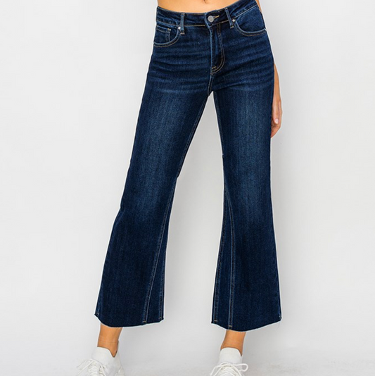 MR Flare Seam Detailed Risen Jeans
