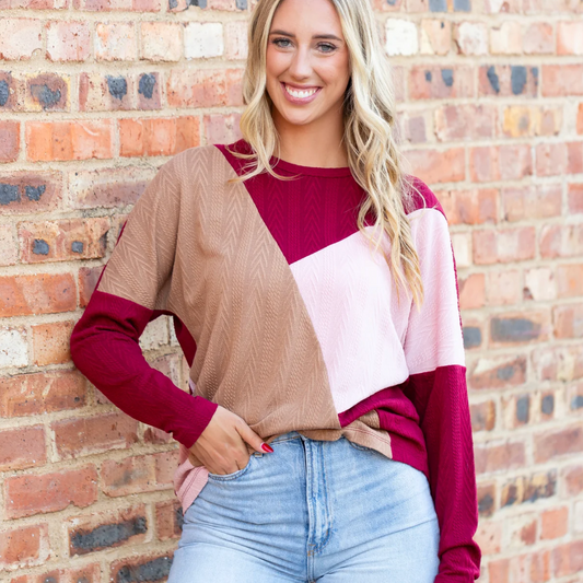 Color Block Sweater