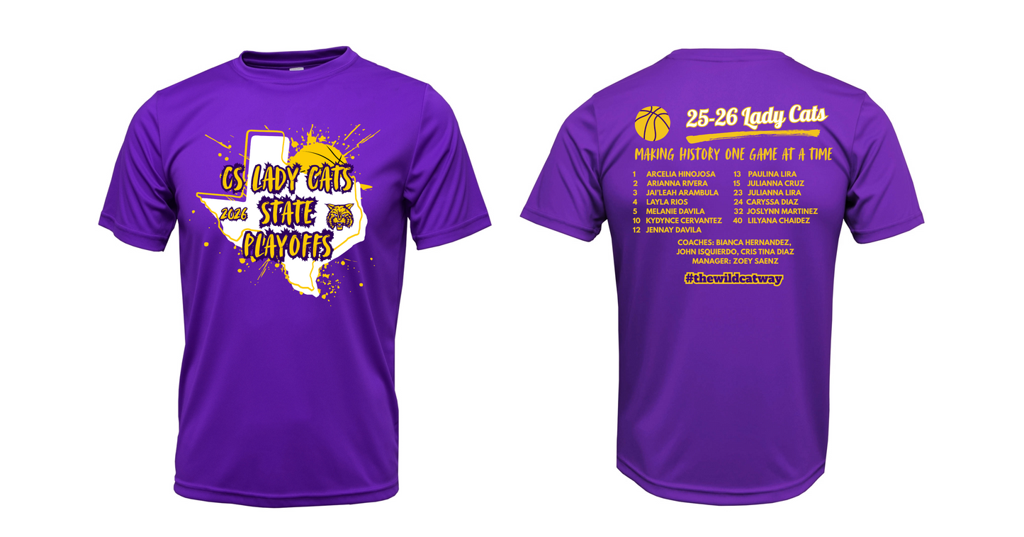 CSHS Girls BBALL Playoff Shirt 25-26