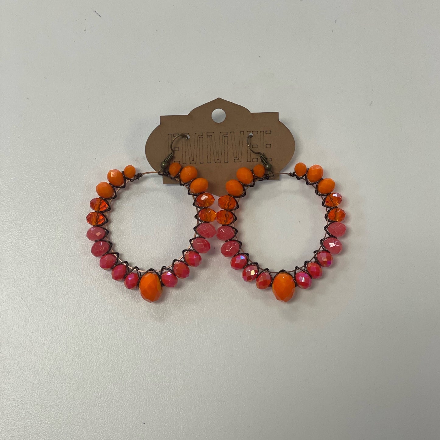 Emmvee Orange Earrings