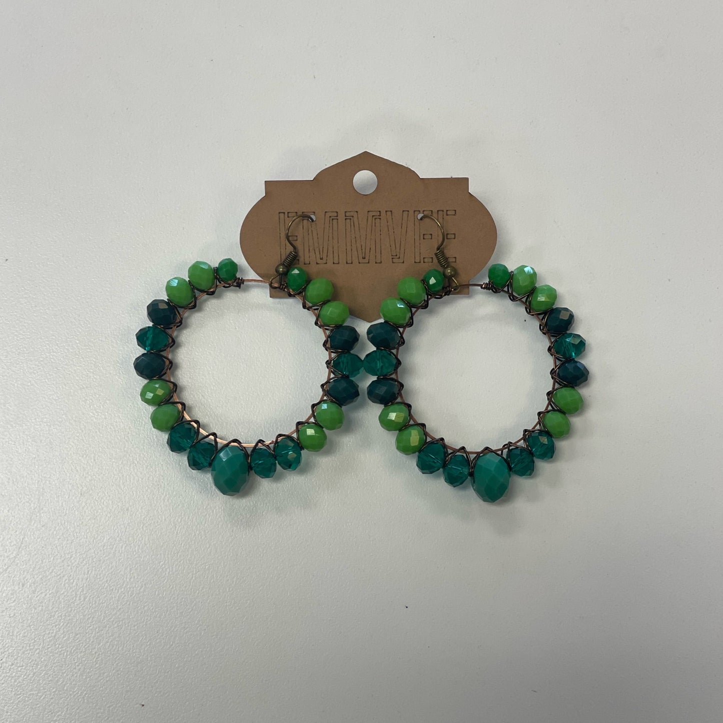 Emmvee Green Earrings