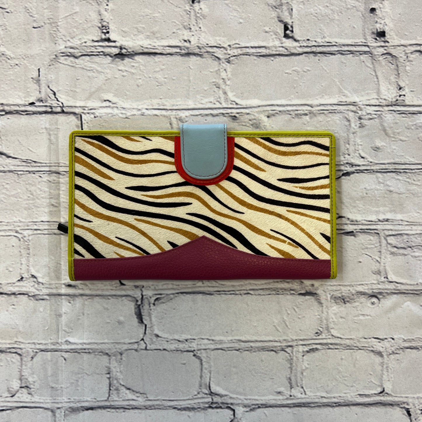Zebra Leather and Hair on Hide Wallet
