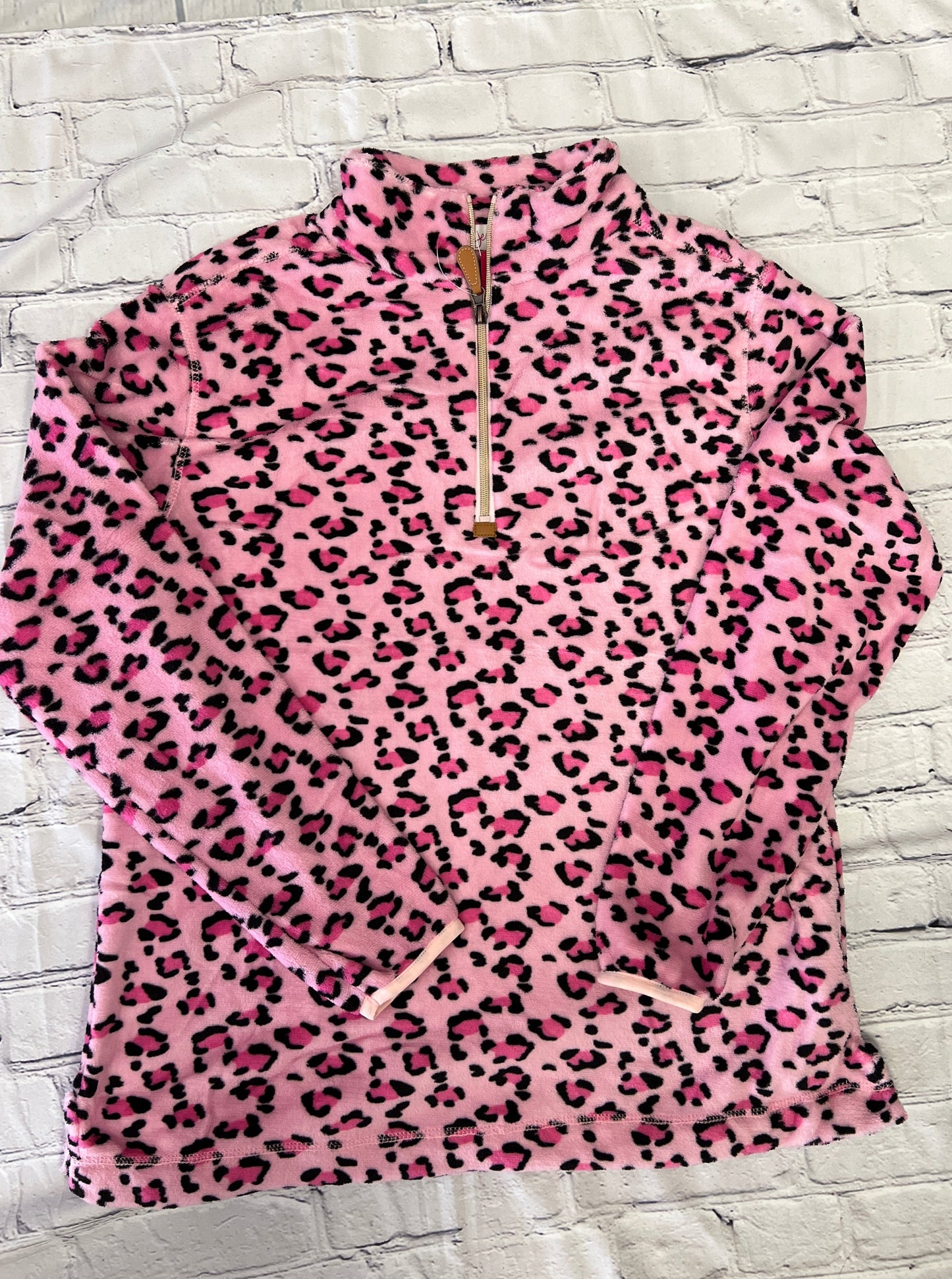 JL Lori Pink Leopard Sweater
