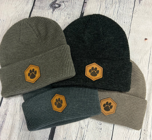 Wildcat Paw Waffle Beanie